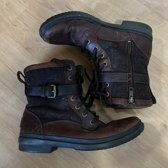 Ugg Kesey Chestnut Waterproof Shearling Boots size 7 - Picture 5 of 7